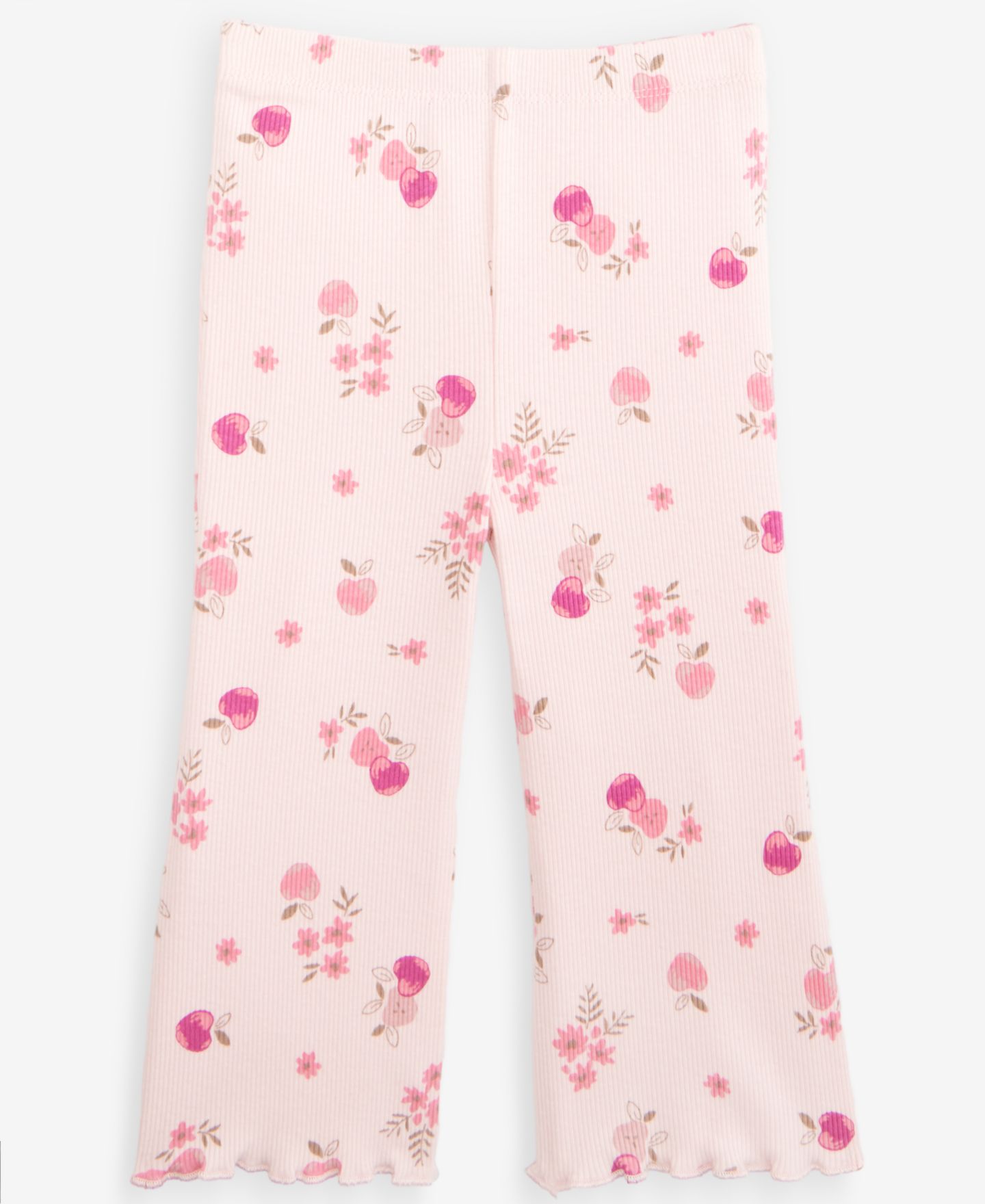 Леггинсы First Impressions Mix & Match Apple-Print Rib Flare Leggings для девочек-малышей — фото 3
