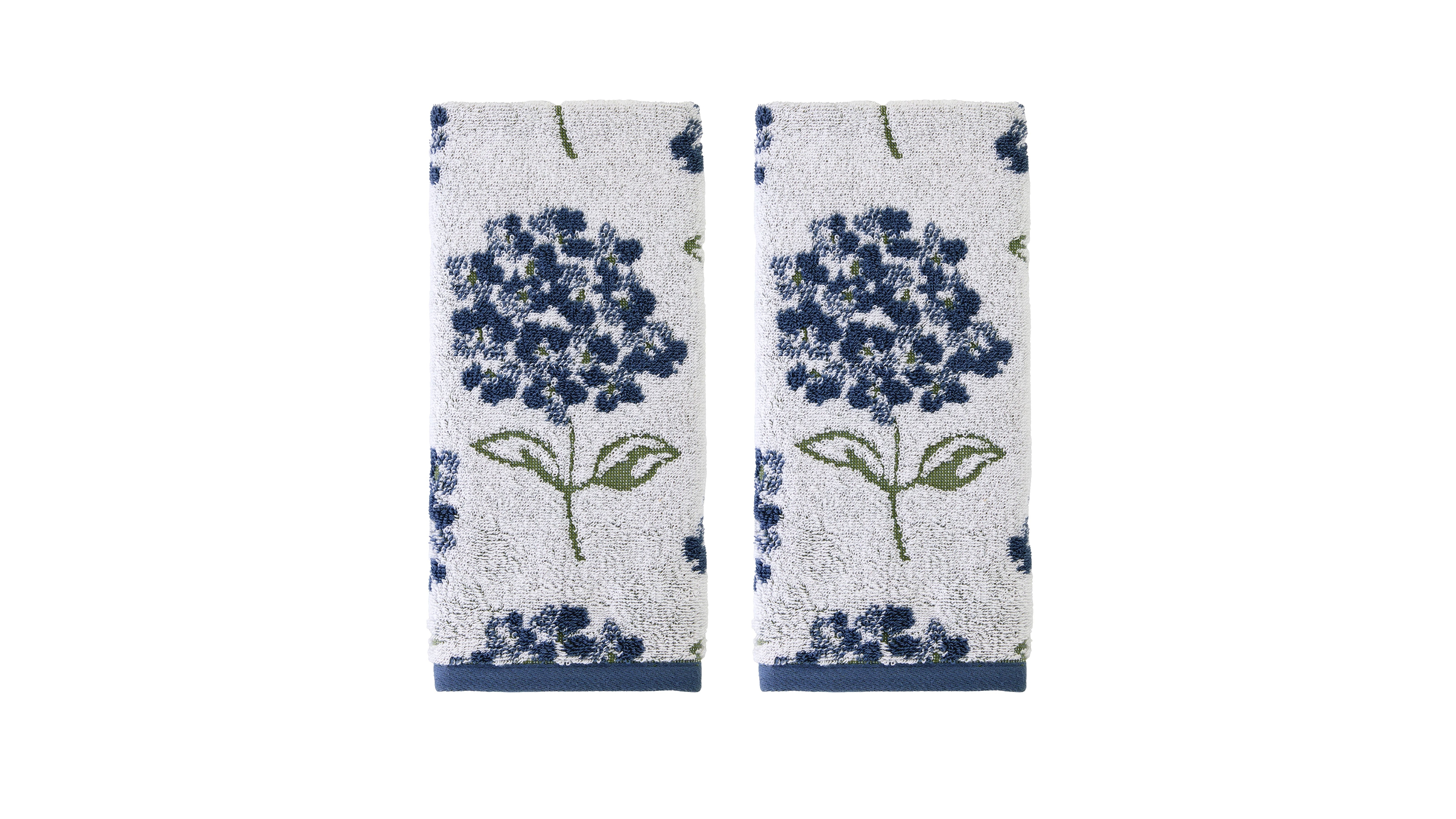 Skl Home Hydrangea Jacquard 2-Pc. Hand Towel Set