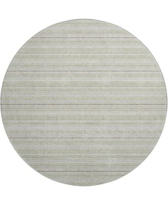 Soft Essentials Machine Washable SE2 8'x8' Round Area Rug