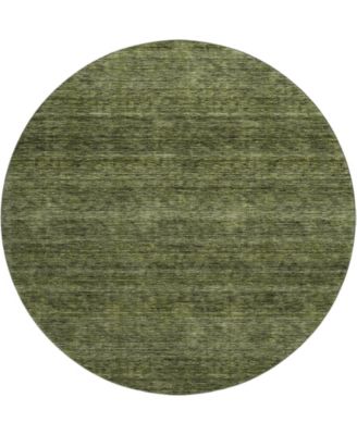 Soft Essentials Machine Washable SE1 8'x8' Round Area Rug