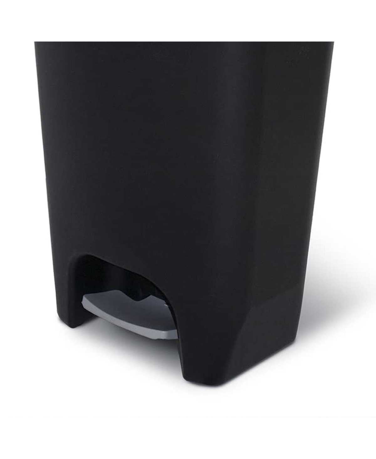Glad Kitchen Trash Can with Lid, Foot Pedal and Garbage Bag Rings, 13 Gal