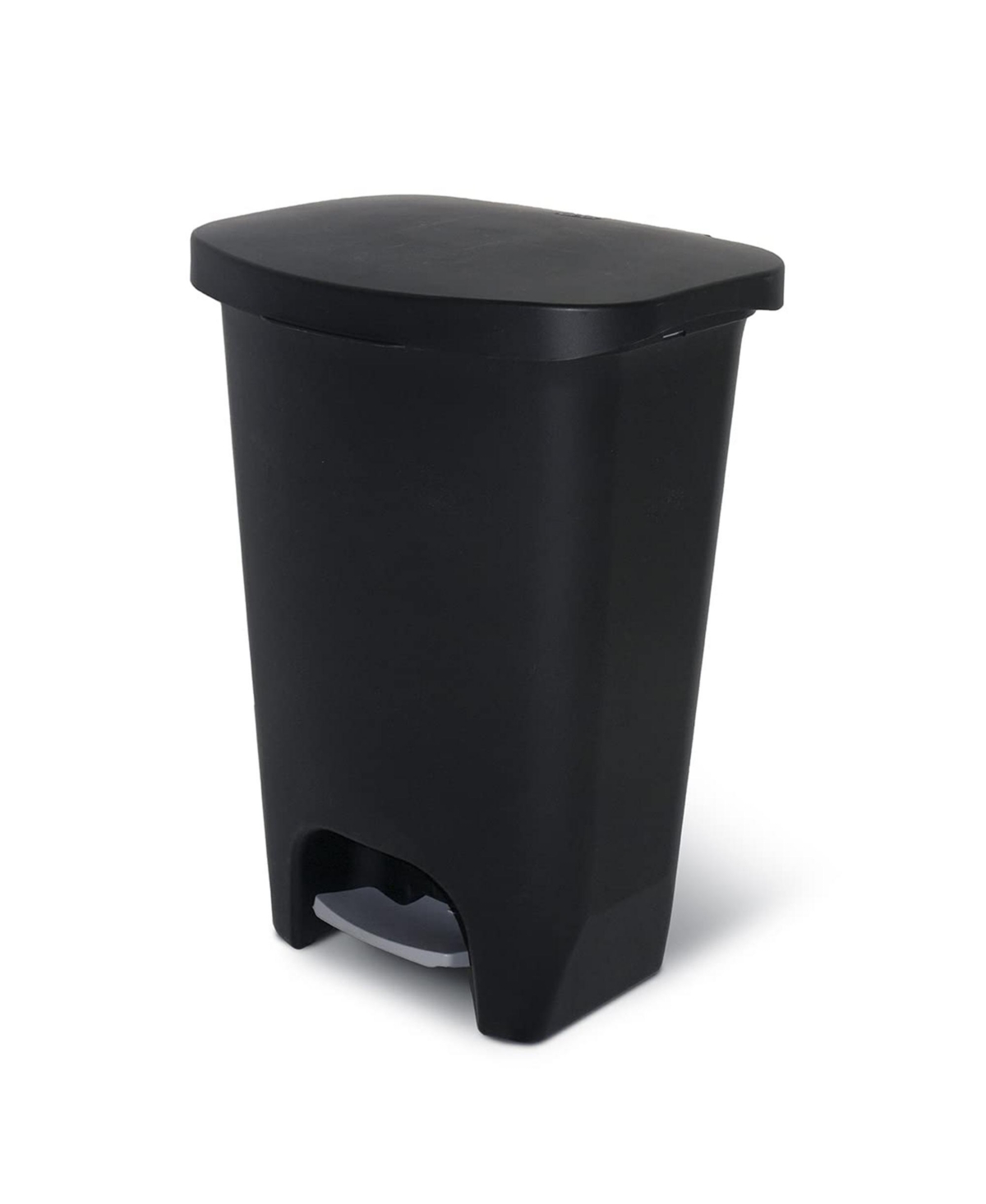 Glad Kitchen Trash Can with Lid, Foot Pedal and Garbage Bag Rings, 13 Gal