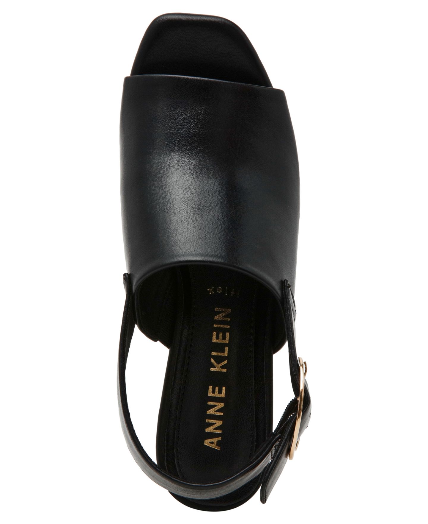 Женские ботинки Anne Klein Maddy Square Toe Shooties, цвет: Чёрный гладкий — фото 4