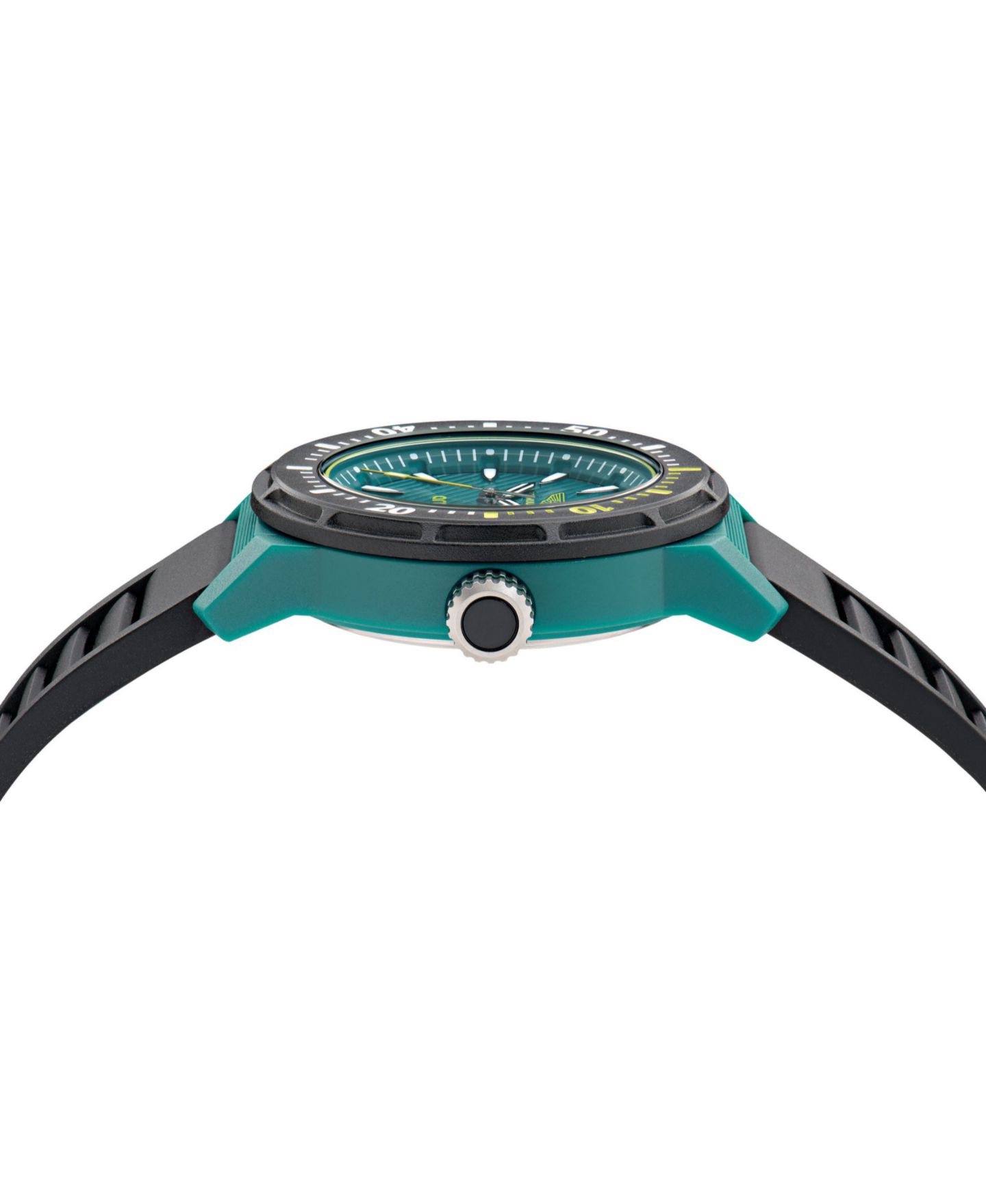 Мужские часы Aston Martin F1 PDK 3 Hand Quartz Black Silicone 40mm — фото 3
