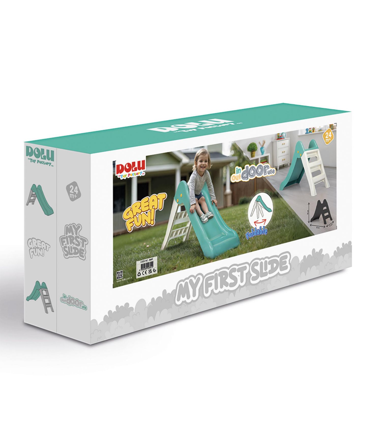 Детская игрушка Dolu My 1st Slide Foldable Indoor/Outdoor, Ages 2+ — фото 7