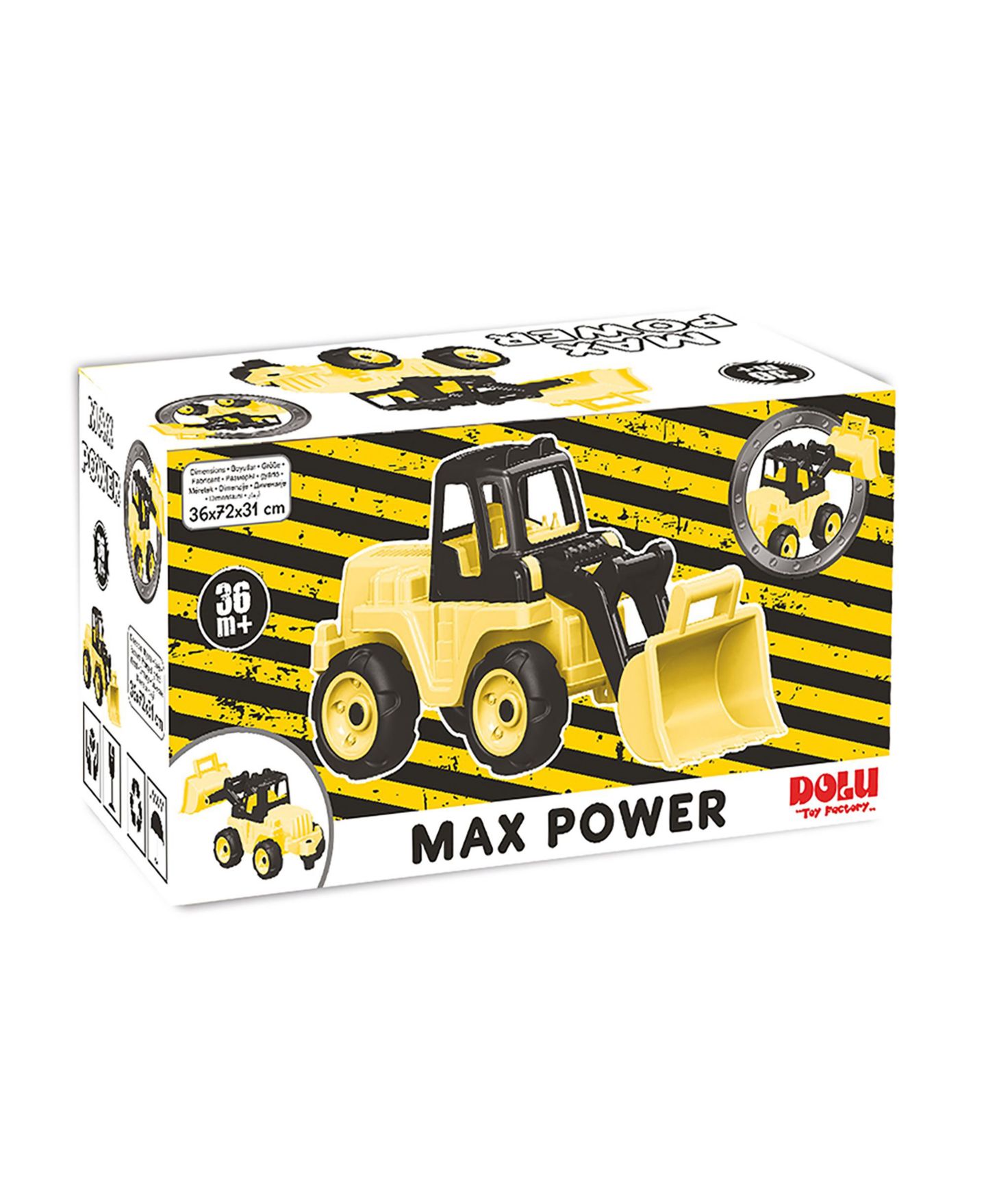 Детская игрушка Dolu Excavator Super Loader Construction Toy Truck Vehicle, Kids Ages 3+, цвет: Разноцветный — фото 2