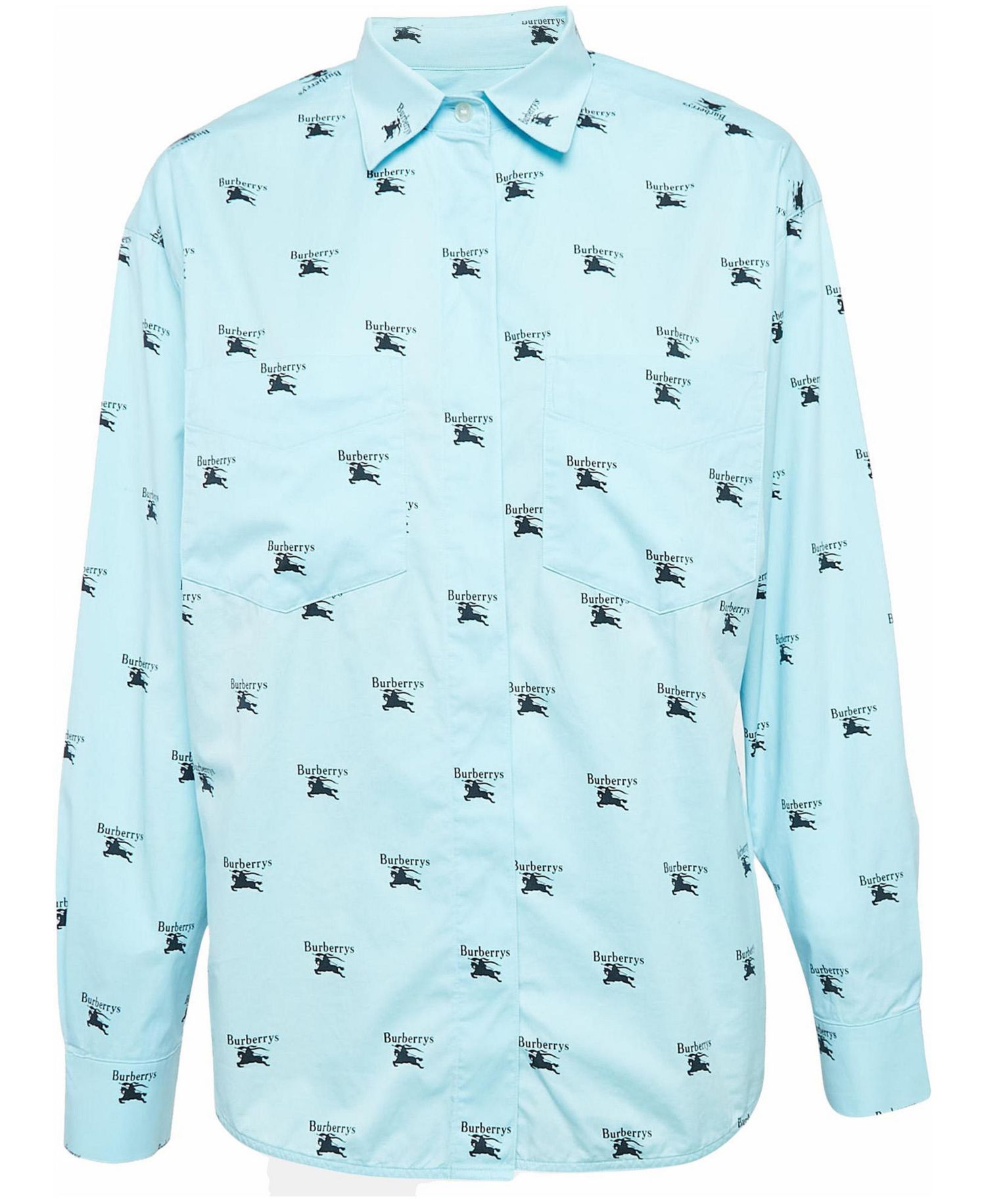 Women's Logo Print Cotton Oversized Shirt