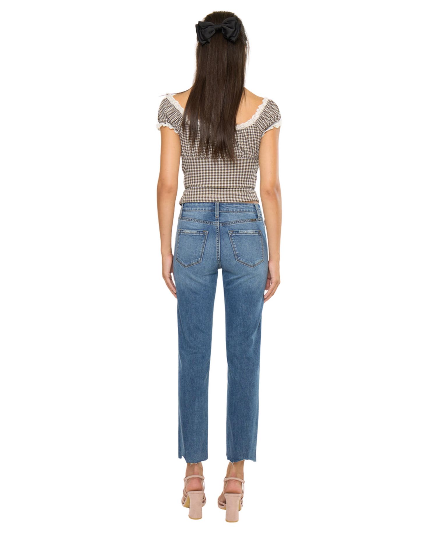 Women's Kathleen High Rise Slim Straight Jeans