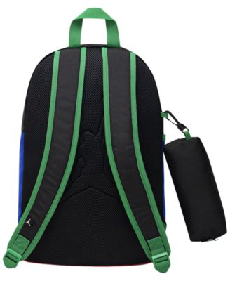 nike boy air jordan ios backpack Black One Size Front pocket to hold included lunchbox Jordan Air Backpack (22.6L) -