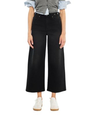 Women's Victoria Ultra High Rise Cropped Wide-Leg Jeans