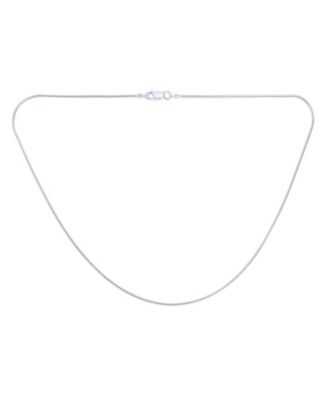 Snake Chain Necklace 2MM Flexible 8-Sided .925 Sterling Silver