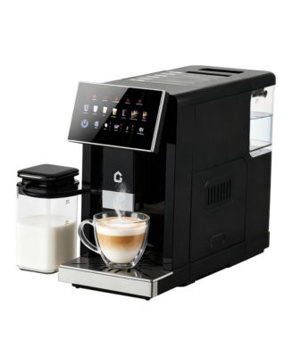 Automatic Coffee Machine with Built-in Grinder and Milk Frother, One-Touch Operation