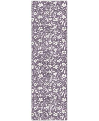 Soft Essentials Machine Washable SE4 2'3"x7'6" Runner Area Rug