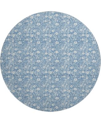Soft Essentials Machine Washable SE4 8'x8' Round Area Rug