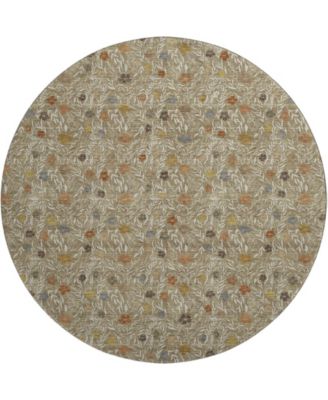 Soft Essentials Machine Washable SE4 8'x8' Round Area Rug