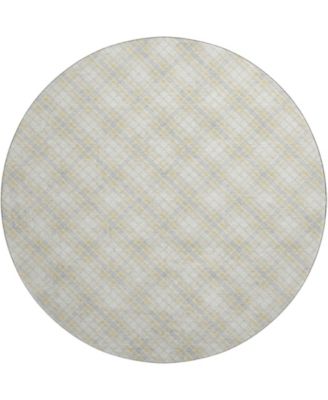 Soft Essentials Machine Washable SE3 8'x8' Round Area Rug