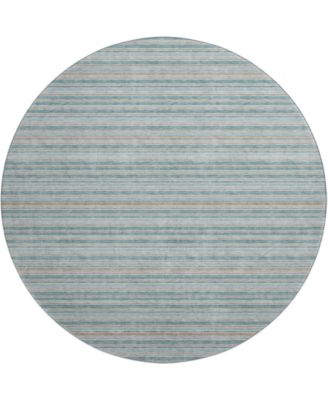 Soft Essentials Machine Washable SE2 8'x8' Round Area Rug