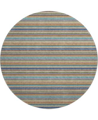 Soft Essentials Machine Washable SE2 8'x8' Round Area Rug