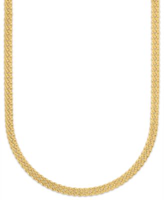 Men's Starburst Diamond-Cut Cuban Link Chain Necklace in 14k Gold over Sterling Silver