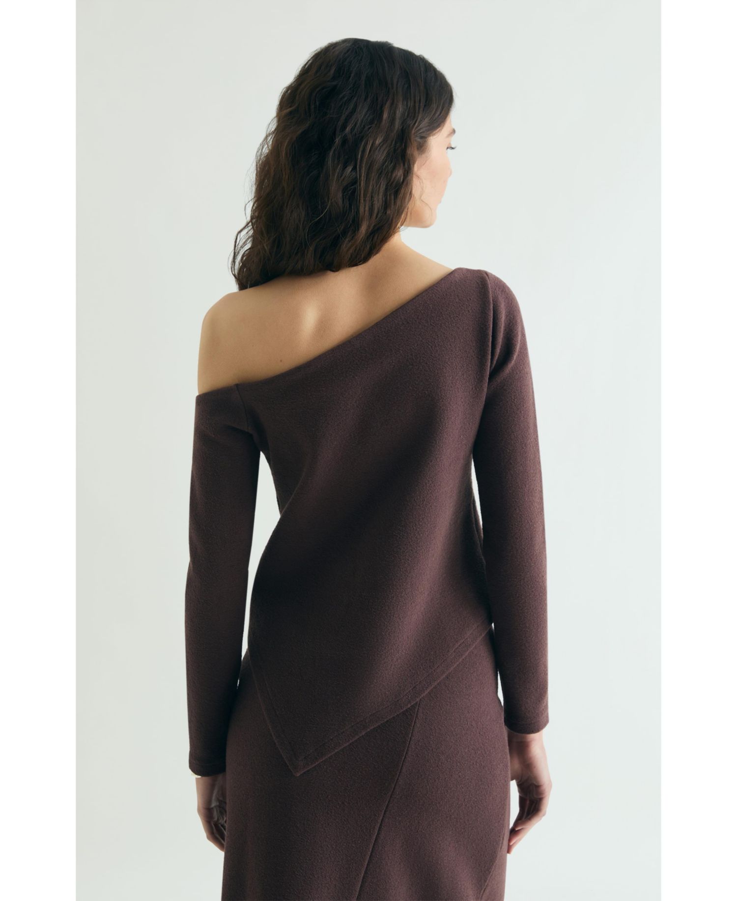 Women's Asymmetrical Neckline Top
