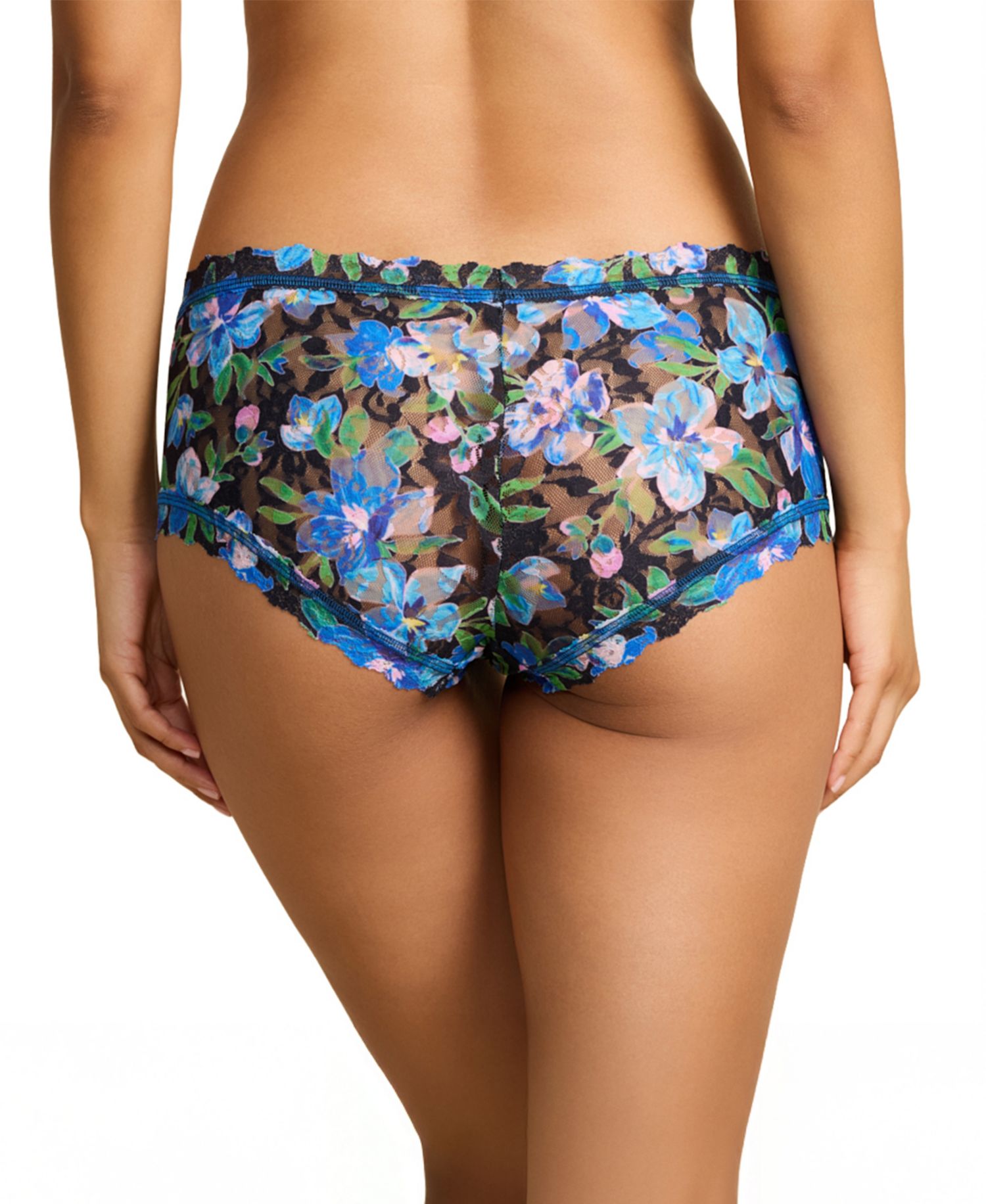 Women's Printed Signature Lace Boyshort