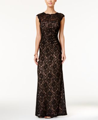 XSCAPE Lace Gown - Dresses - Macy's