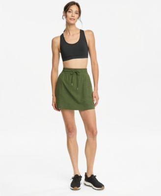 Women's Textured Drawstring Skirt