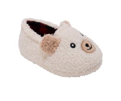 Toddler Girls' Sherpa Cozy Plush SlipOn Slippers