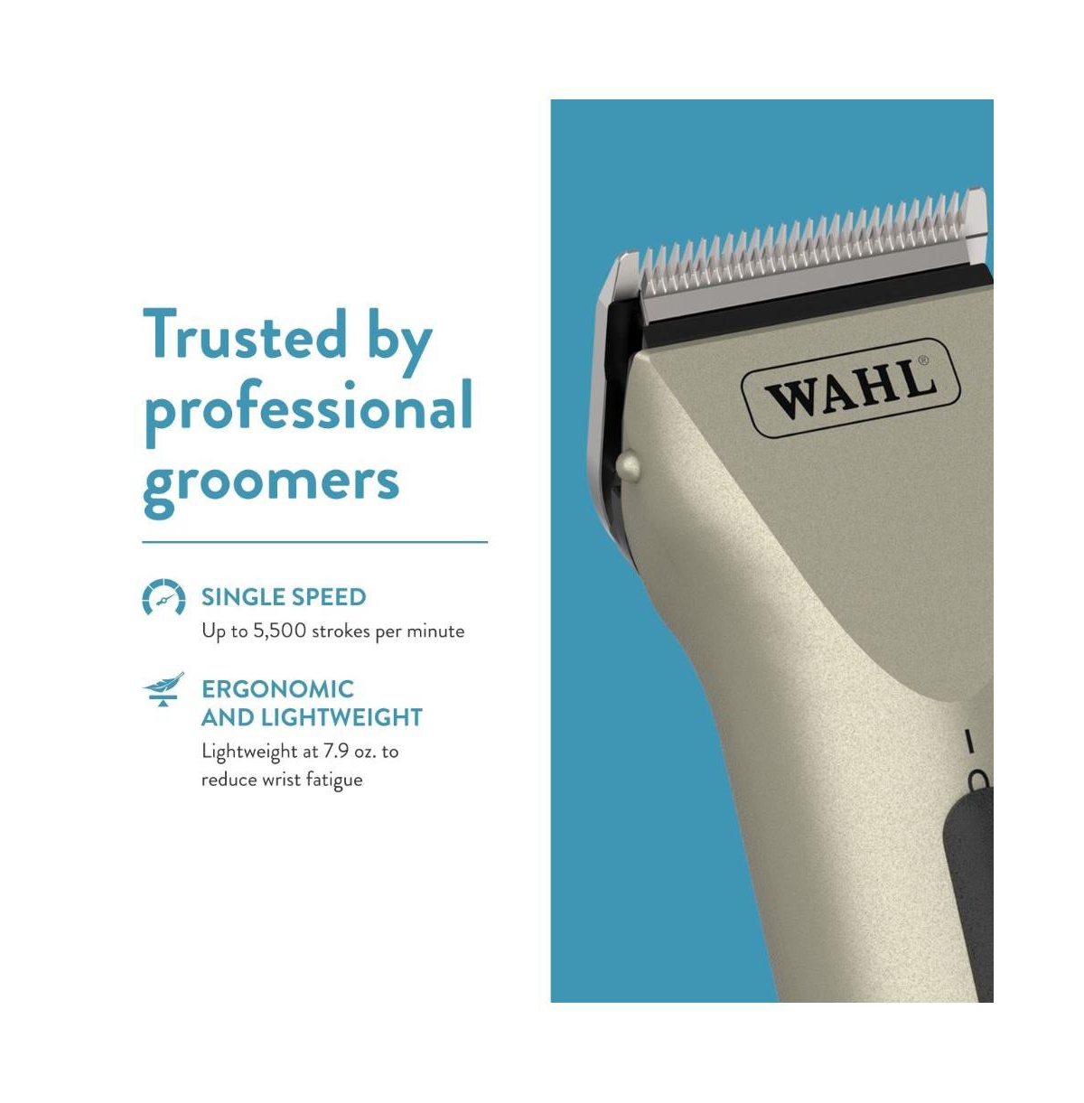 Wahl Professional Animal Arco Equine Horse Cordless Clipper Kit, Champagne