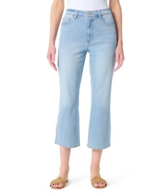 Women's Kick Flare Cropped Jeans