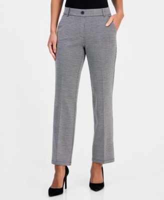 Women's Audrey Jacquard Straight-Leg Compression Pants 