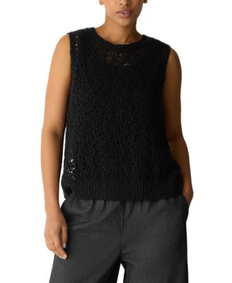 Women's Knit Jewel Neck Tank Top