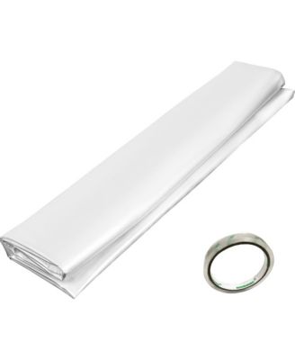 House Film 15 x 40 feet 6 Mil Polyethylene Plastic Cover UV Resistant for Garden Crops