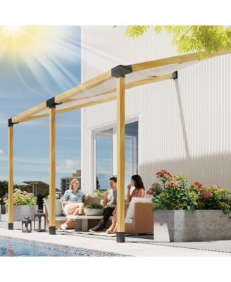 Pergola Brackets, 15&deg; Slanted Roof Pergola Bracket Kit