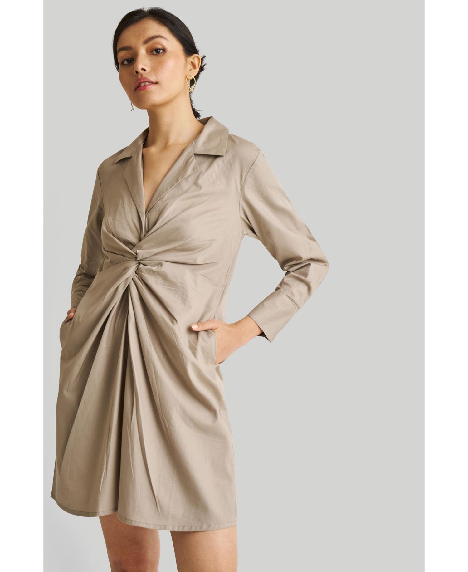 Women's Front Twist Dress