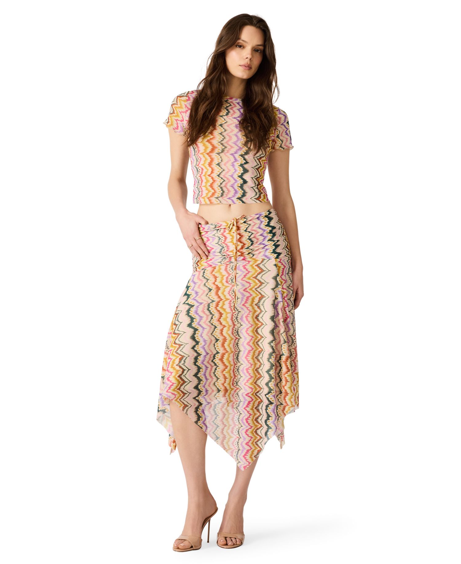 Women's Printed Abella Mesh Skirt