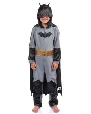 Boys' Kids Union Suit One-Piece Pajama With Hooded Mask Cape Sleepwear Loungewear