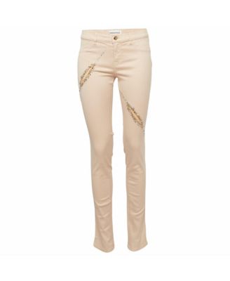 Women's Cotton Embroidered Fitted Jeans