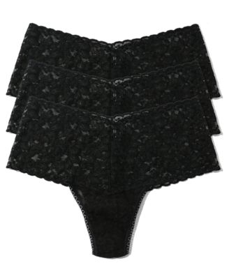 Hanky Panky - Women’s Retro Lace High-Rise Panty Black