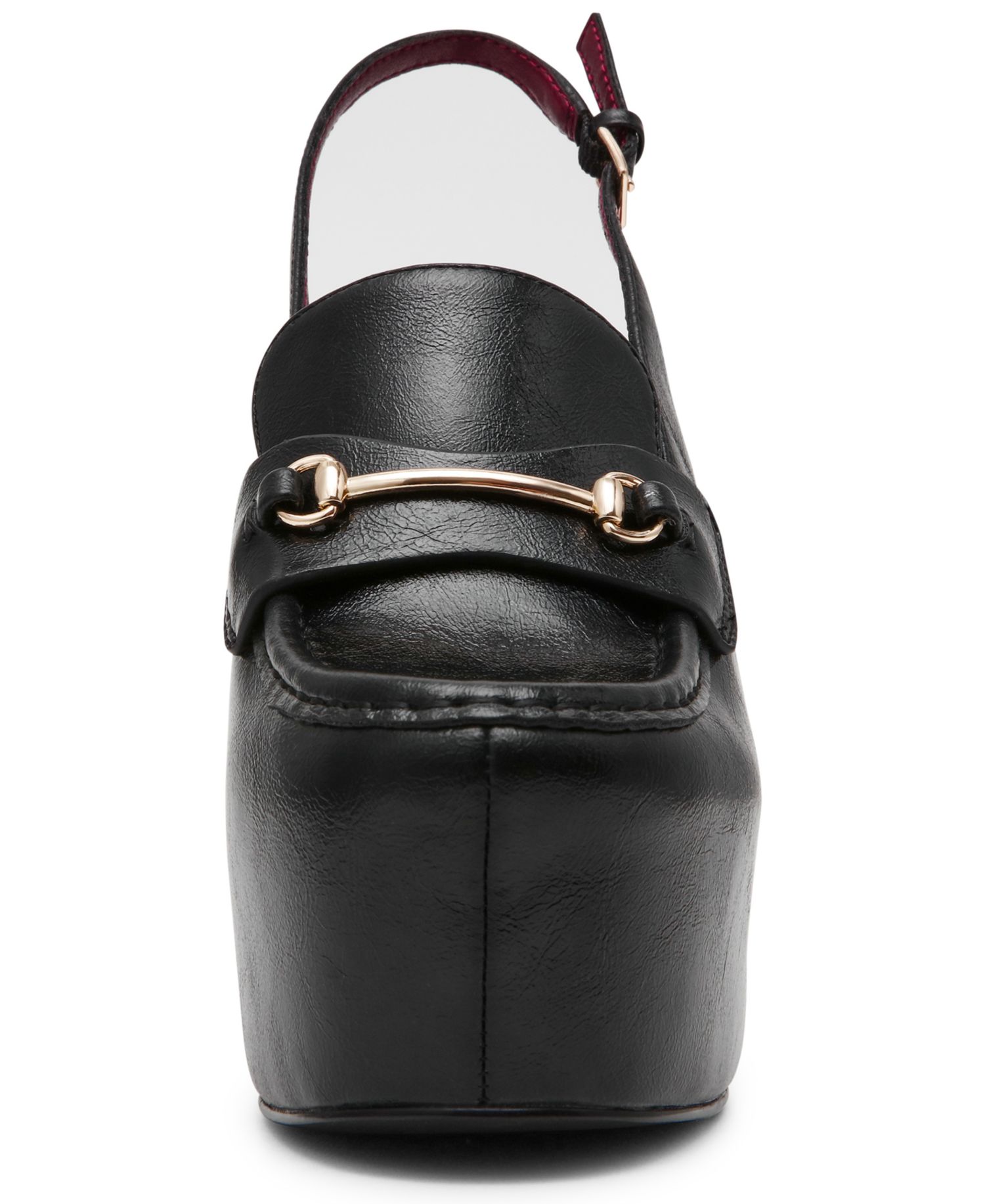 Women's Quinn High Platform Slingback Loafer Pumps