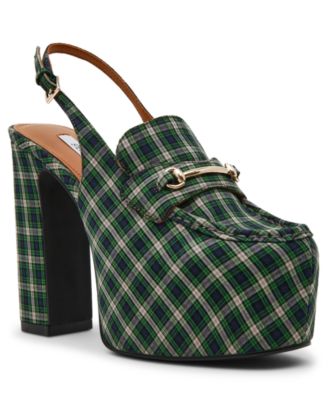 Women's Quinn High Platform Slingback Loafer Pumps