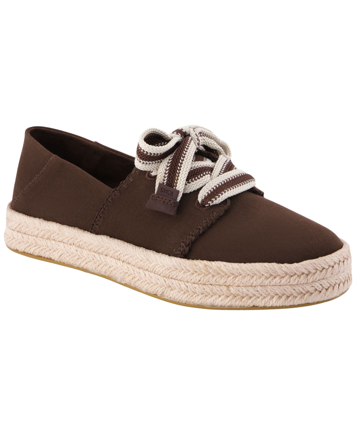 Яркий Cocoa Brushed Твил/Deco Stitch
