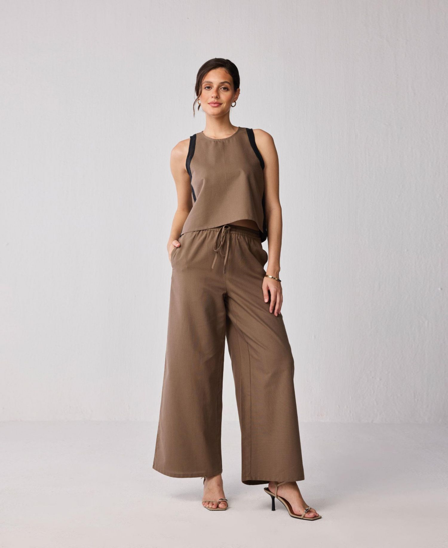 Women's Wide-leg Drawstring Pants