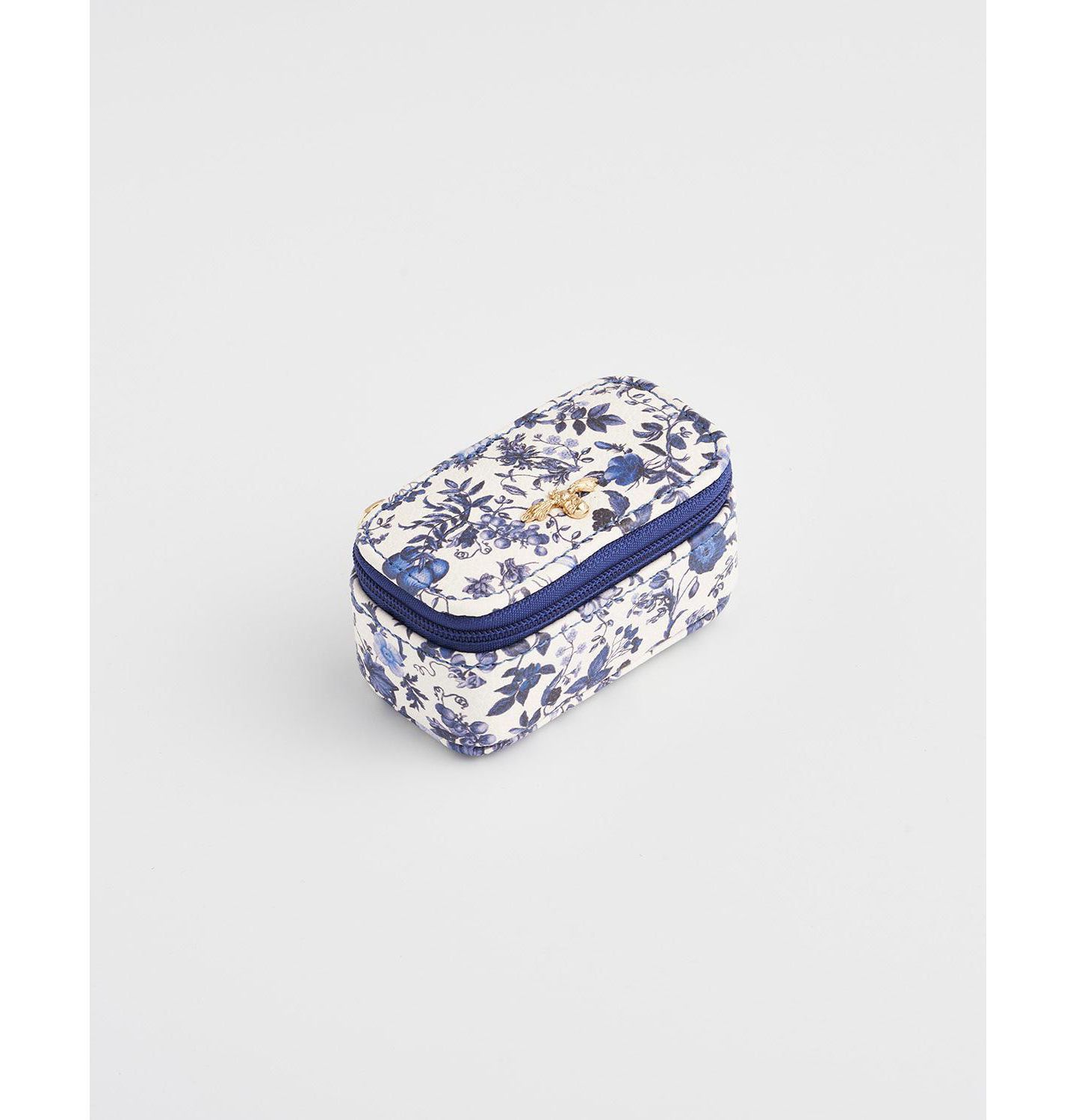 Женская сумка Fable England Ditsy Jewellery Box Mini, цвет: Синий — фото 1