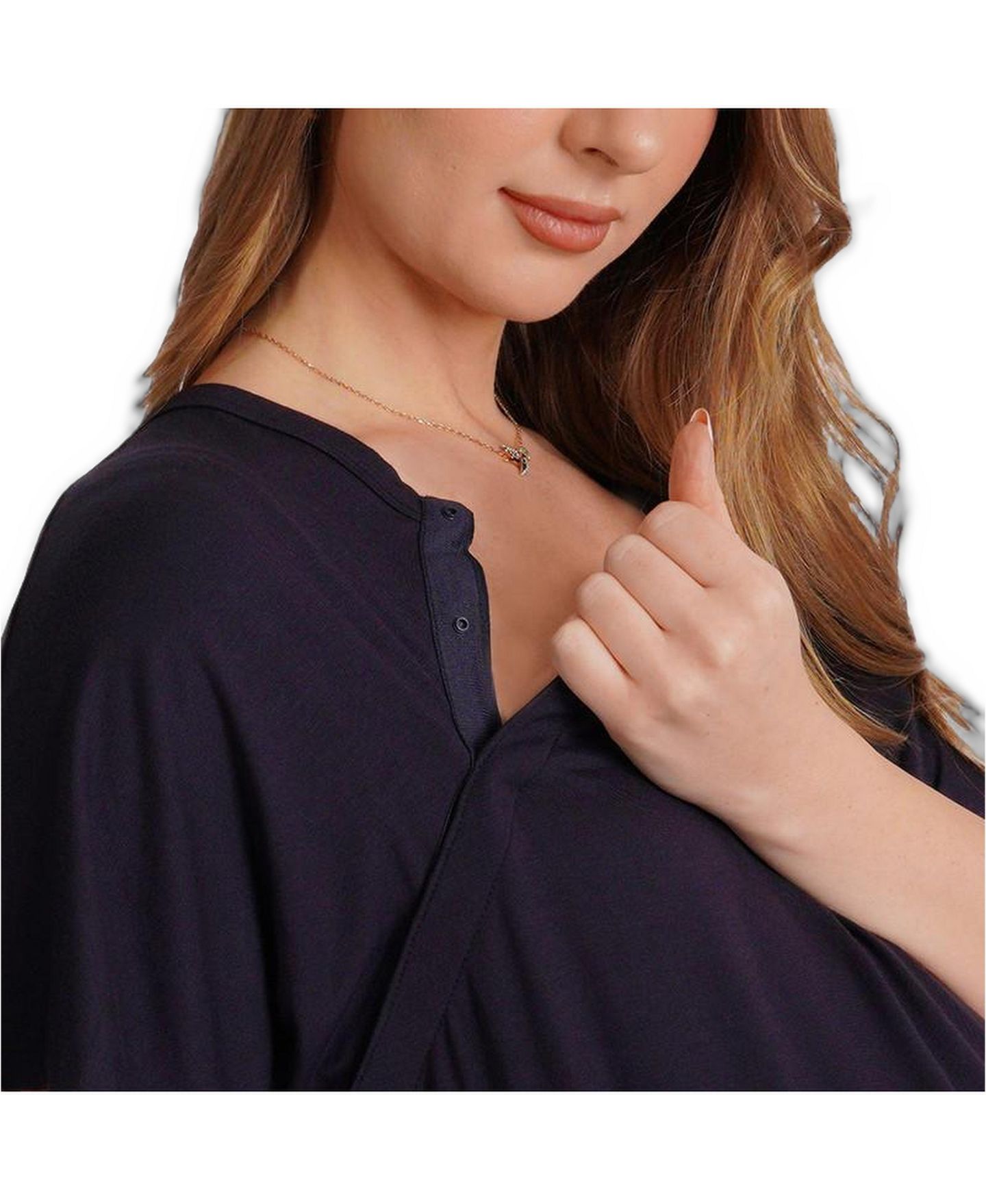 Женские платья Everly Grey /Nursing Hospital Gown, цвет: Тёмно-синий — фото 2