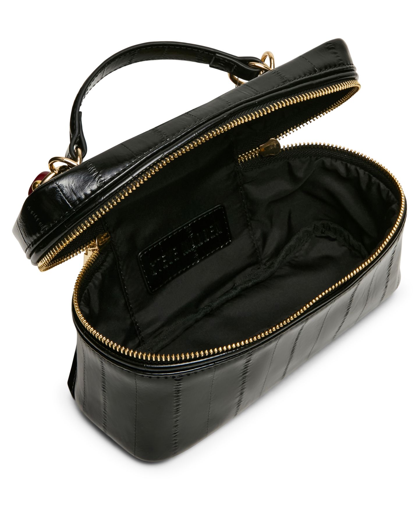 Женская сумка Steve Madden Bherra Zippered Vanity Handbag, цвет: Чёрный — фото 5