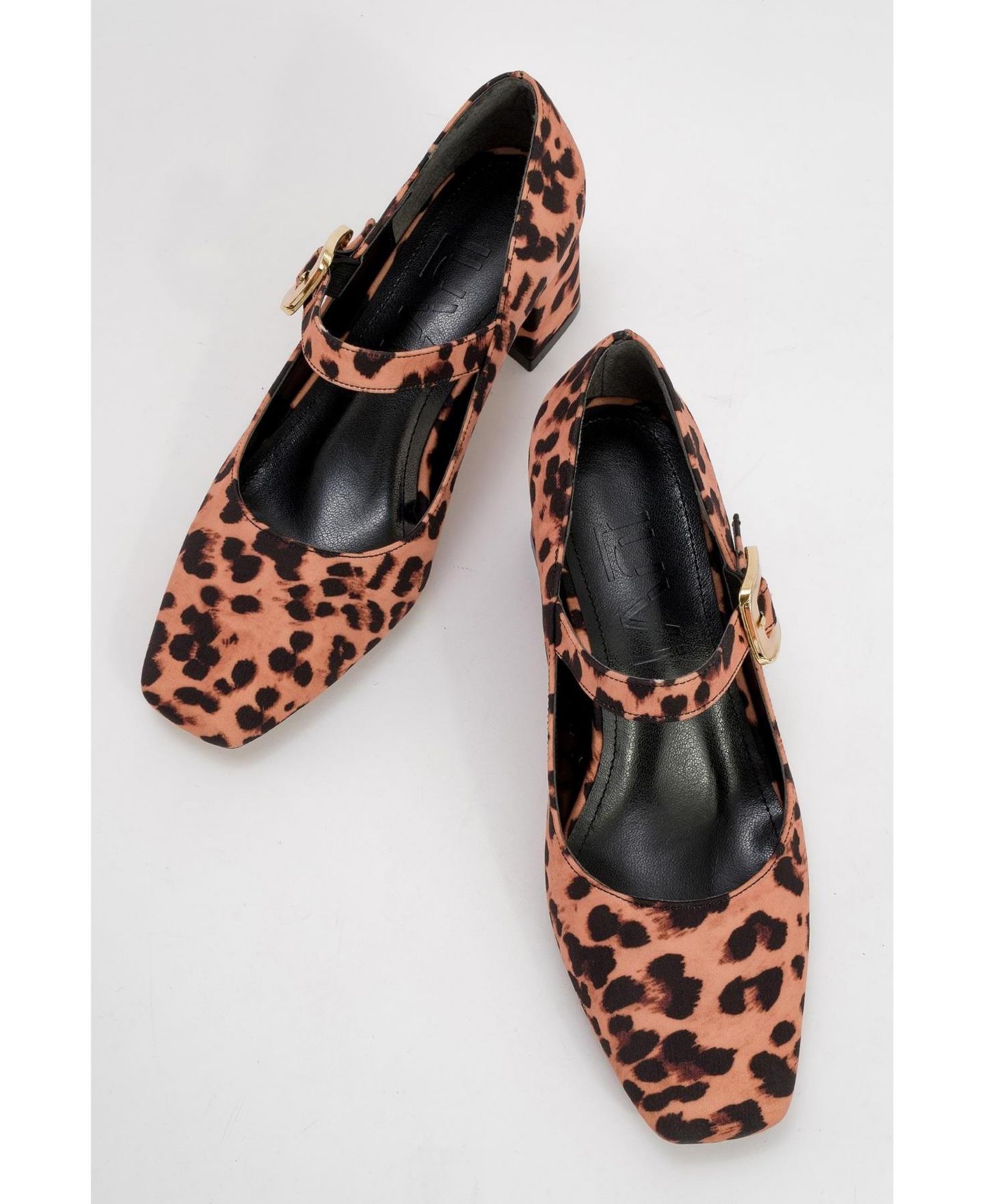 Женские туфли Prologue Shoes Dolva Block Heel Mary Jane, цвет: Леопардовый — фото 5
