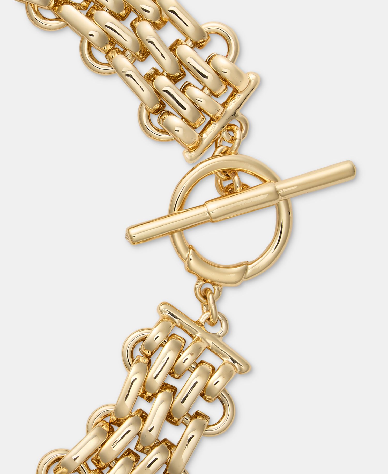 Rolo Chain Statement Flex Bracelet