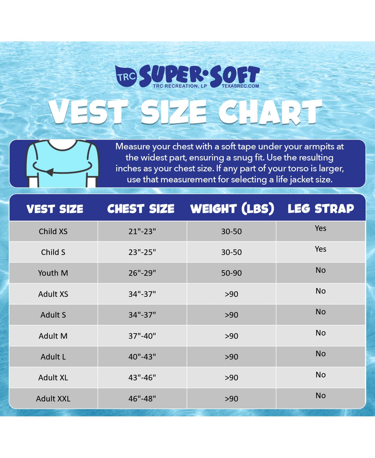 Trc Recreation Super Soft Child Life Jacket Swim Safety Vest, Small