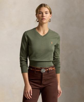 Women's V-Neck Pull-On Sweater
